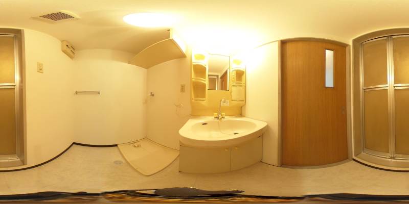 パノラマ画像洗面所