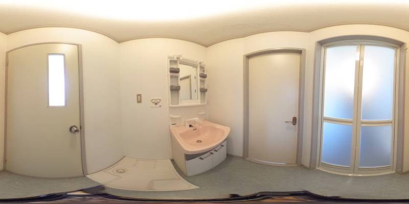 パノラマ画像洗面所