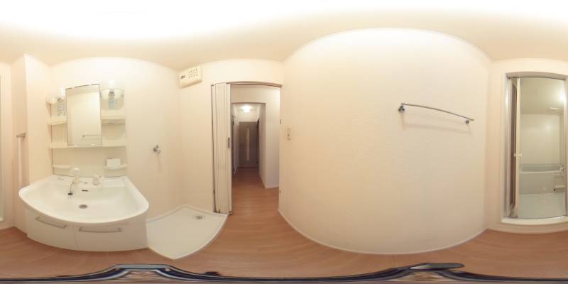 パノラマ画像洗面所