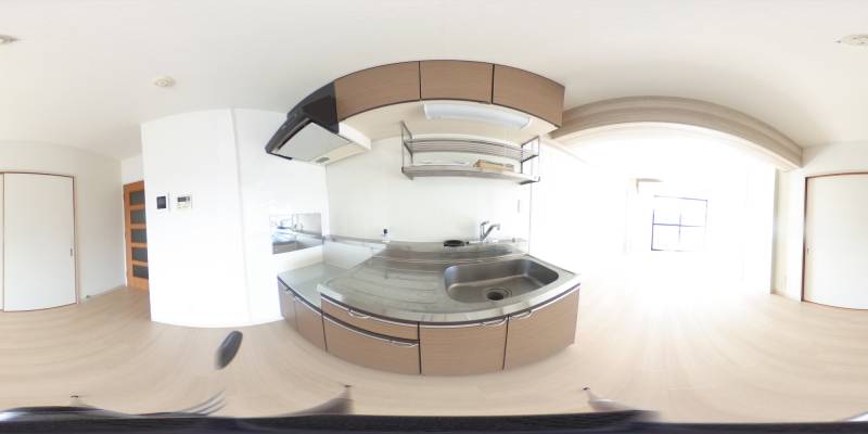 パノラマ画像キッチン