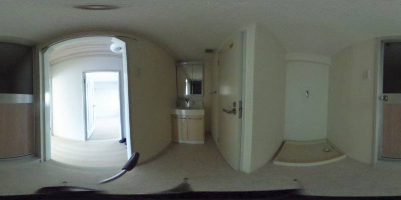 パノラマ画像洗面所