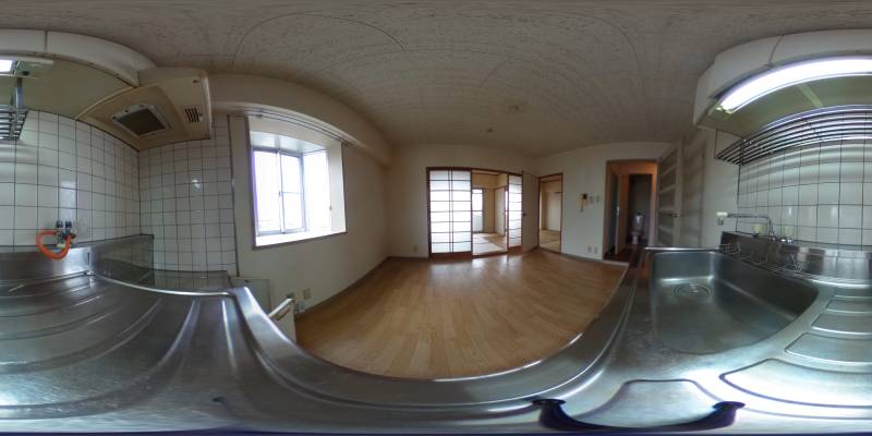 パノラマ画像キッチン