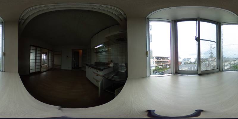 パノラマ画像リビング