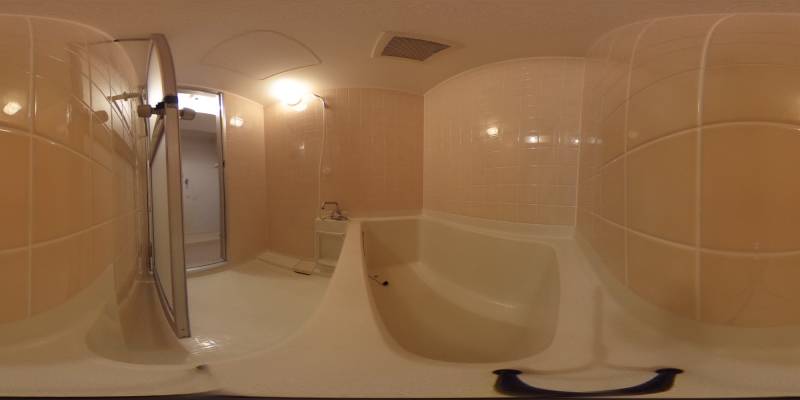 パノラマ画像バスルーム