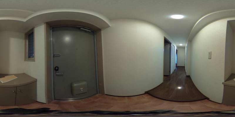 パノラマ画像玄関