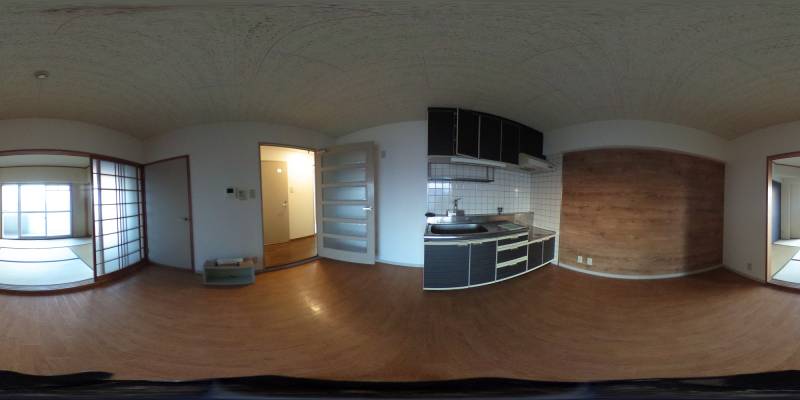 パノラマ画像リビング