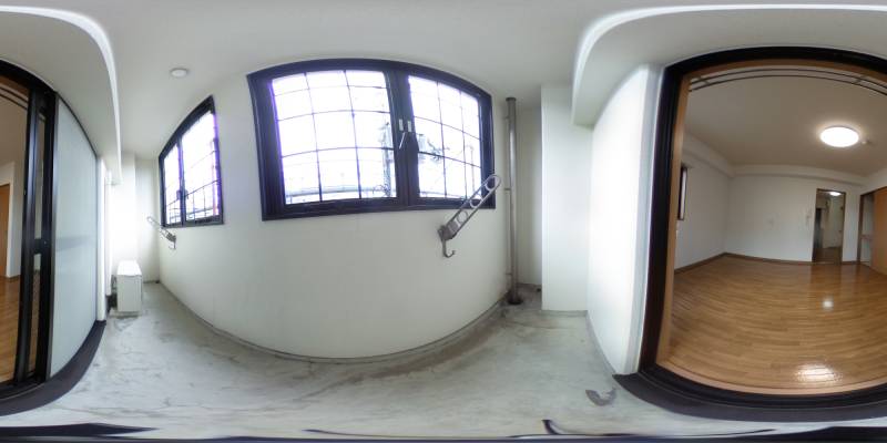 パノラマ画像バルコニー