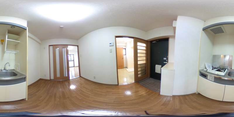 パノラマ画像キッチン