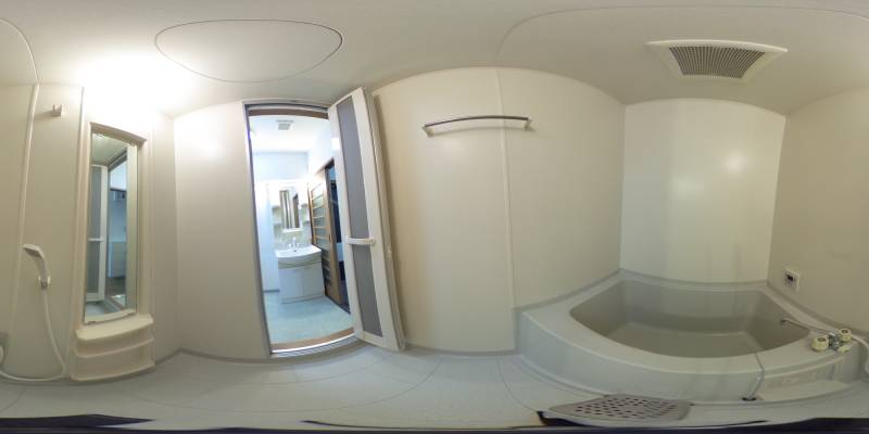 パノラマ画像バスルーム