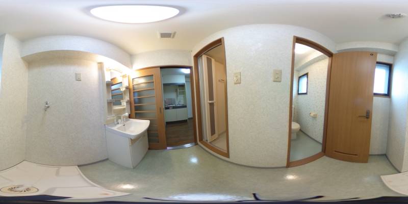 パノラマ画像洗面所