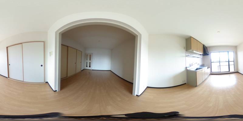 パノラマ画像リビング