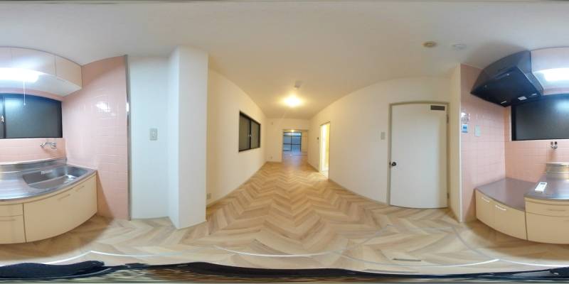 パノラマ画像キッチン