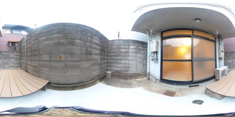 パノラマ画像バルコニー