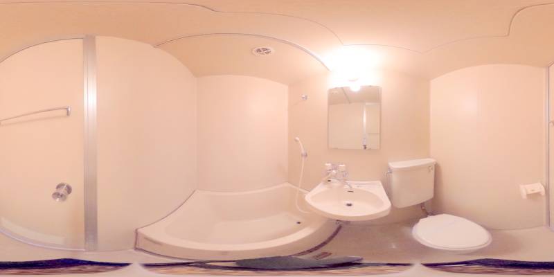 パノラマ画像バスルーム