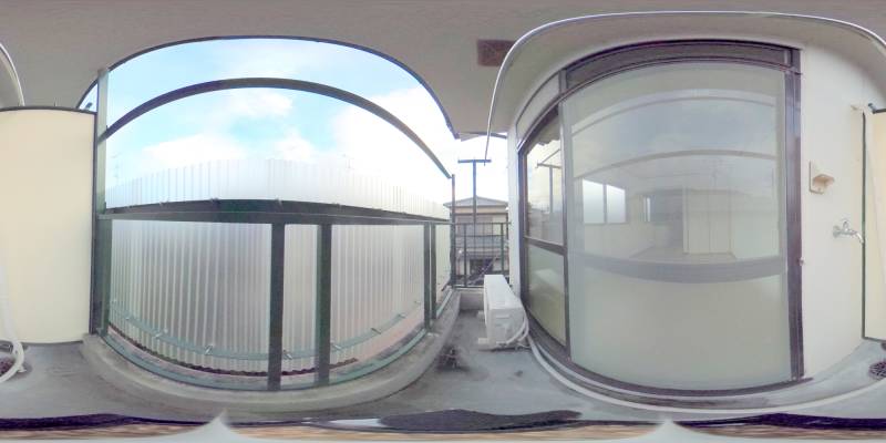 パノラマ画像バルコニー