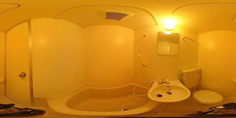 パノラマ画像バスルーム