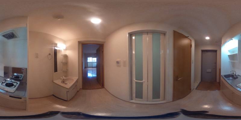 パノラマ画像キッチン