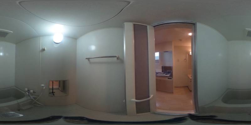 パノラマ画像バスルーム