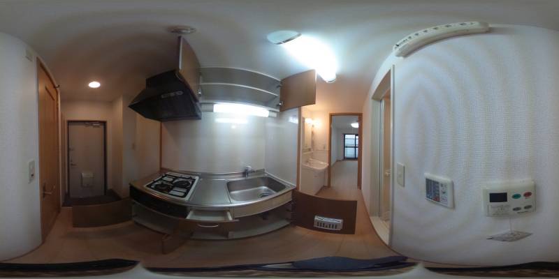 パノラマ画像キッチン