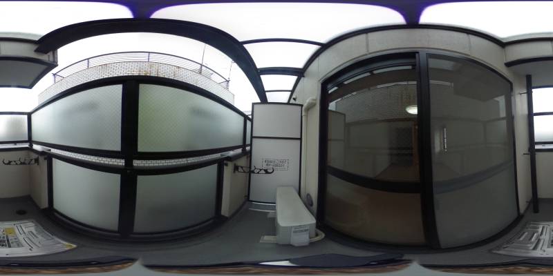 パノラマ画像バルコニー