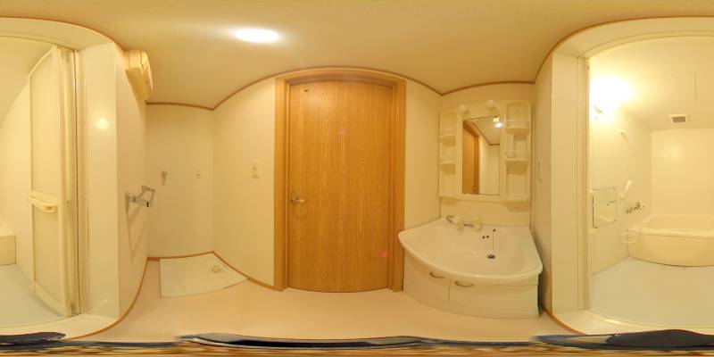 パノラマ画像バスルーム