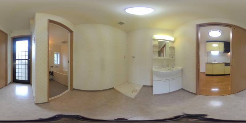 パノラマ画像洗面所