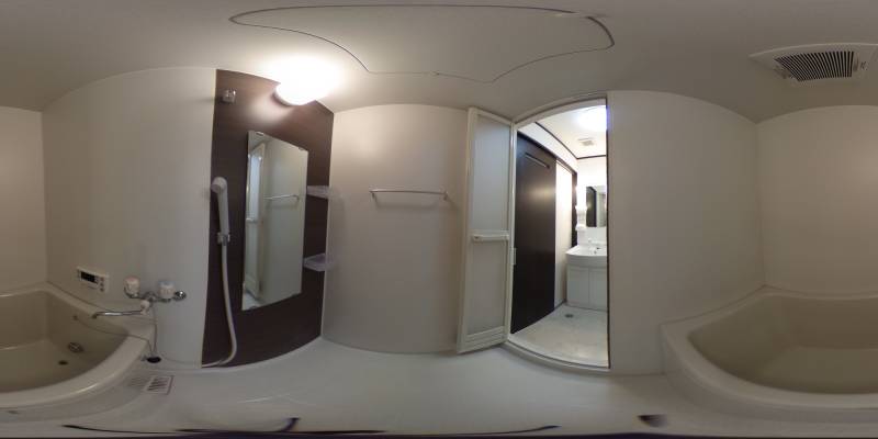 パノラマ画像バスルーム