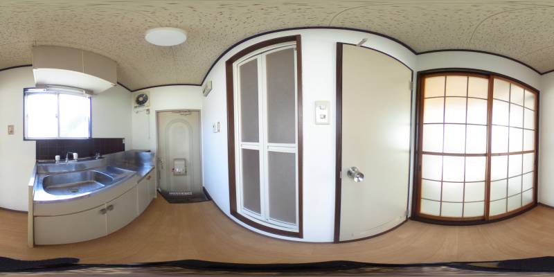 パノラマ画像キッチン