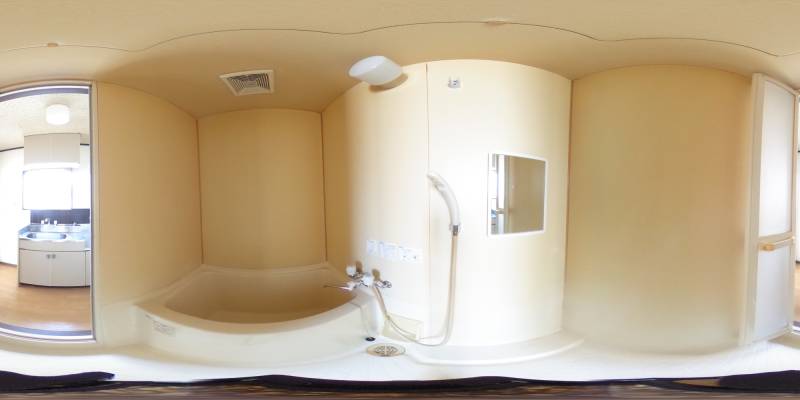 パノラマ画像バスルーム