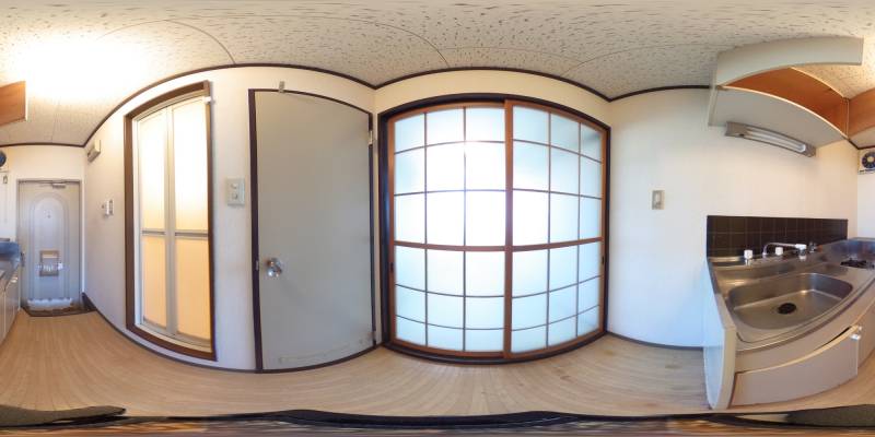 パノラマ画像キッチン