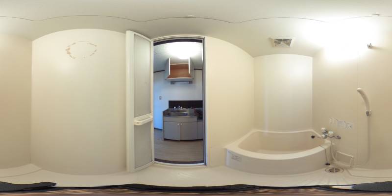 パノラマ画像バスルーム