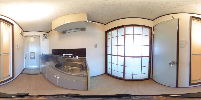 パノラマ画像キッチン