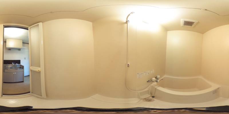 パノラマ画像バスルーム