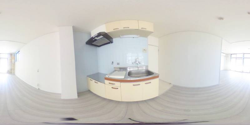 パノラマ画像キッチン