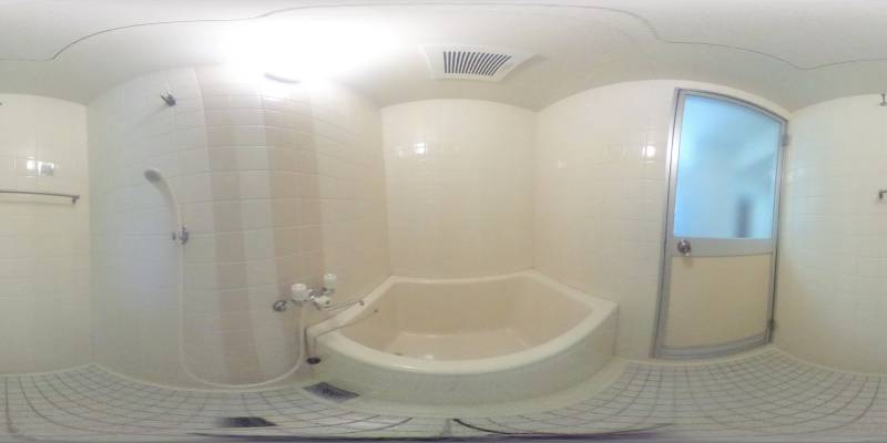 パノラマ画像バスルーム