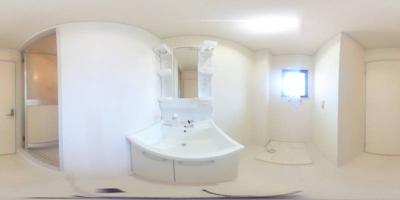 パノラマ画像洗面所