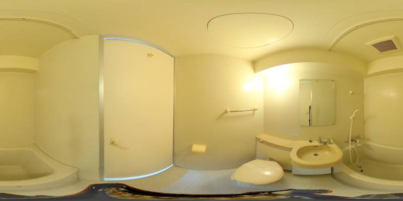 パノラマ画像バスルーム