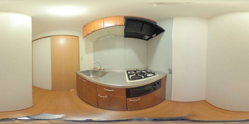 パノラマ画像キッチン