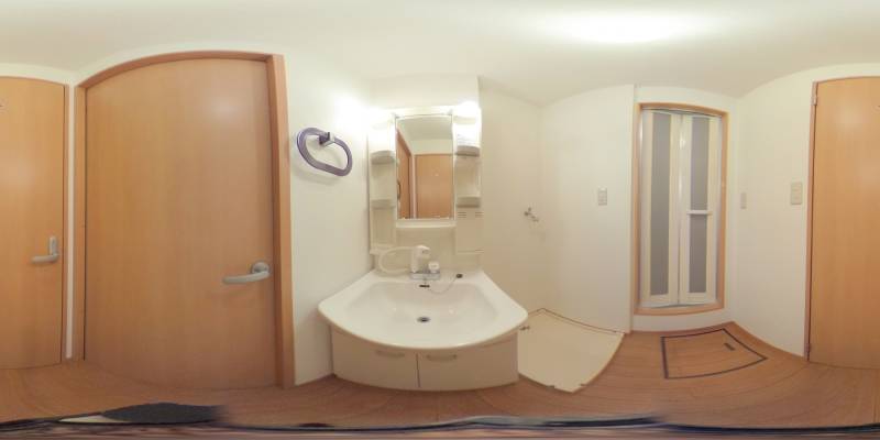 パノラマ画像洗面所