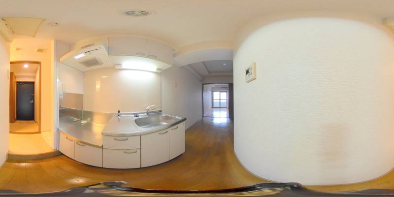 パノラマ画像キッチン