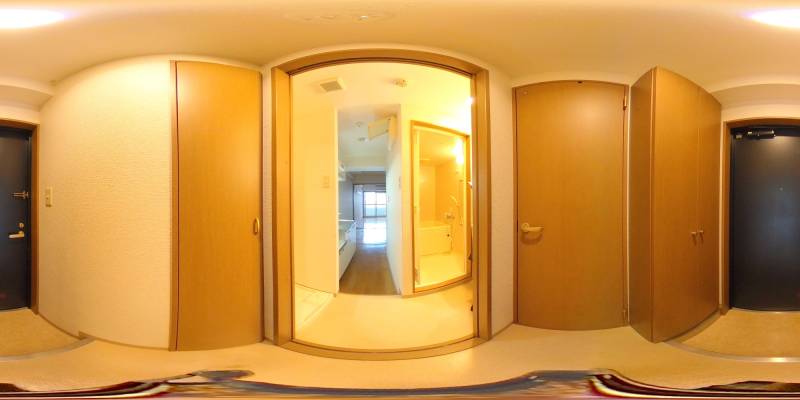 パノラマ画像玄関