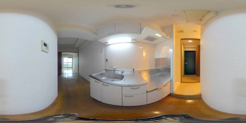 パノラマ画像キッチン