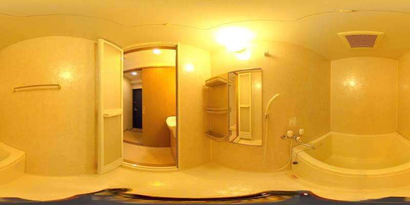 パノラマ画像バスルーム