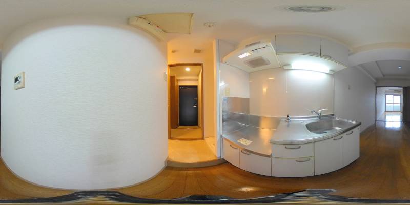 パノラマ画像キッチン