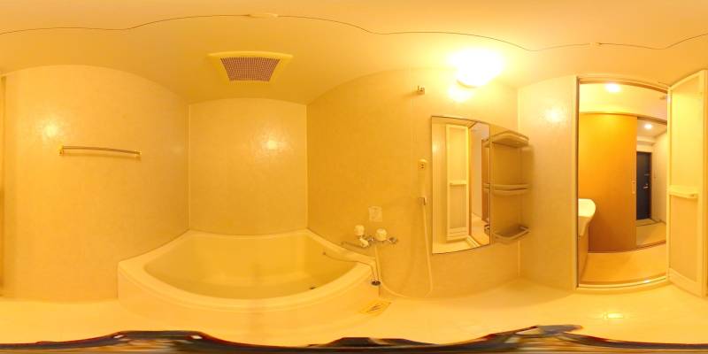 パノラマ画像バスルーム