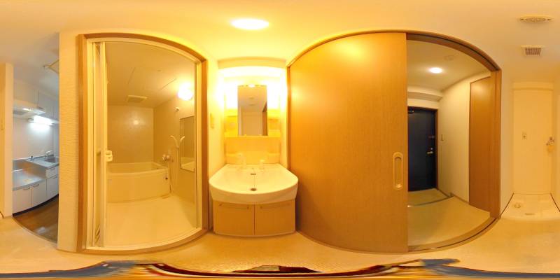 パノラマ画像洗面所