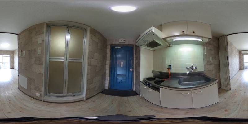 パノラマ画像キッチン