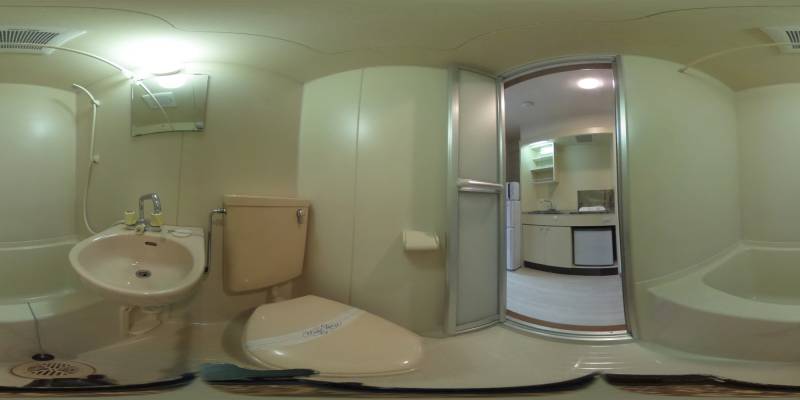 パノラマ画像バスルーム