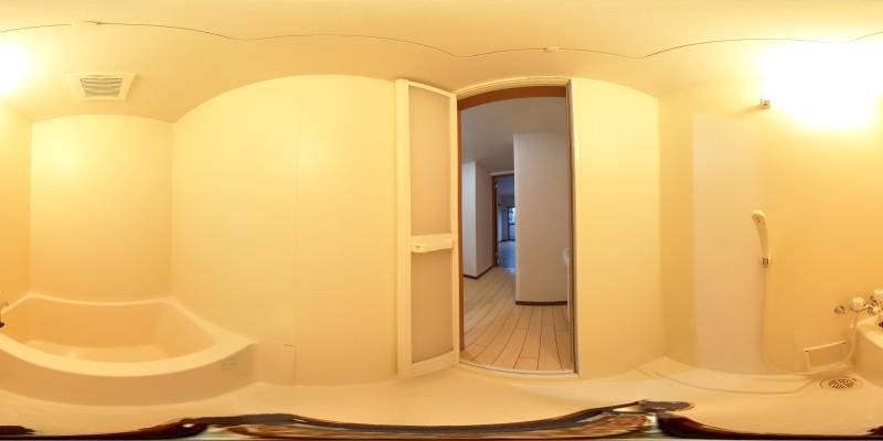 パノラマ画像バスルーム