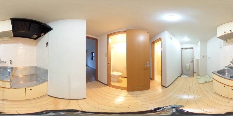 パノラマ画像キッチン